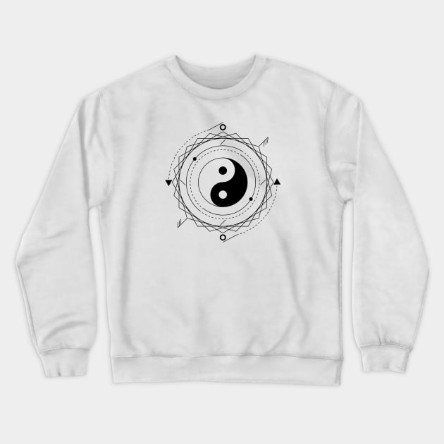 Yin Yang | Sacred Geometry Crewneck Sweatshirt by CelestialStudio